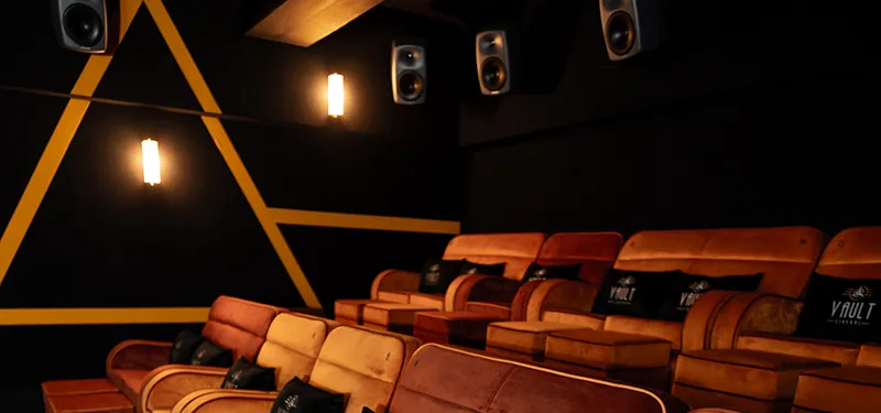 Inside Vault Cinemas, one of the Burnley businesses supported by Real Big Group